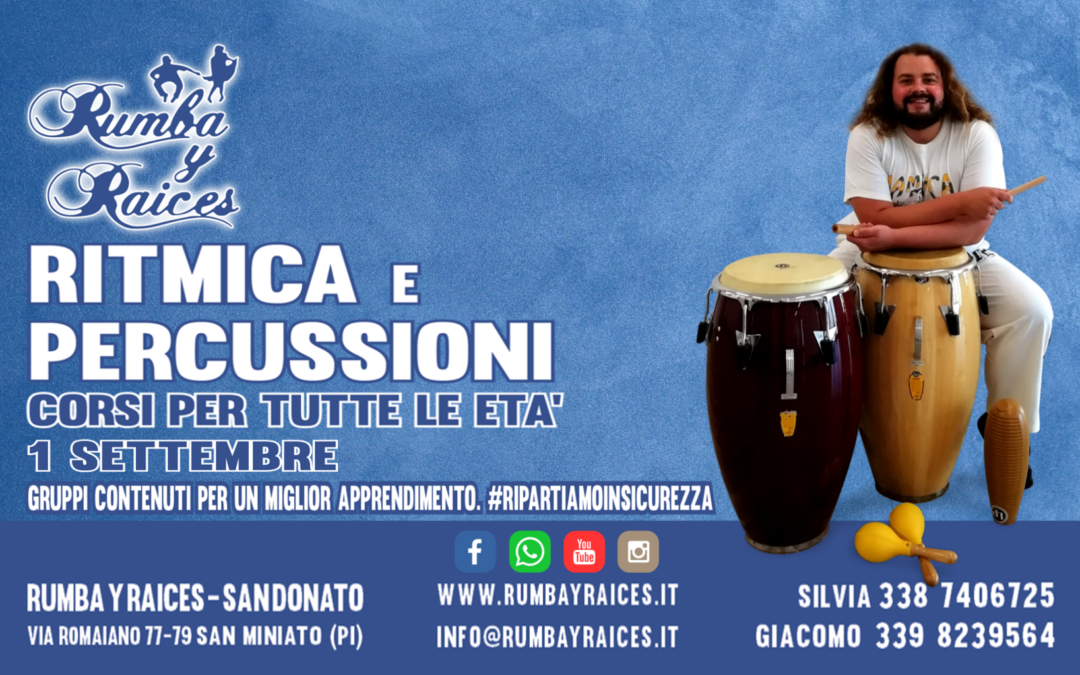 Corsi Ritmica e Percussioni 2021-22